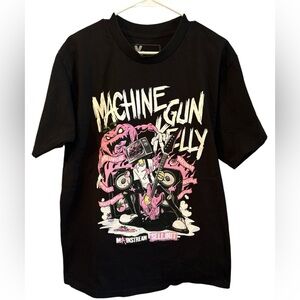 Machine Gun Kelly Black Tour Graphic T-Shirt Size Medium